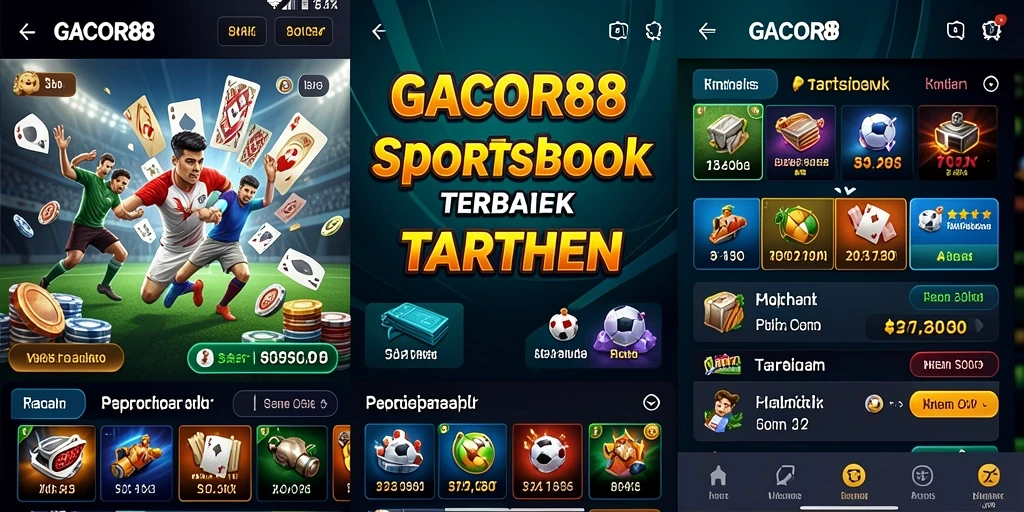 Tampilan gameplay GACOR88 dengan fitur taruhan olahraga yang menarik.