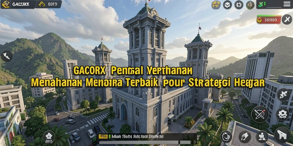 Gameplay GACORX menampilkan aksi Tower Defense yang mendebarkan dan strategis.