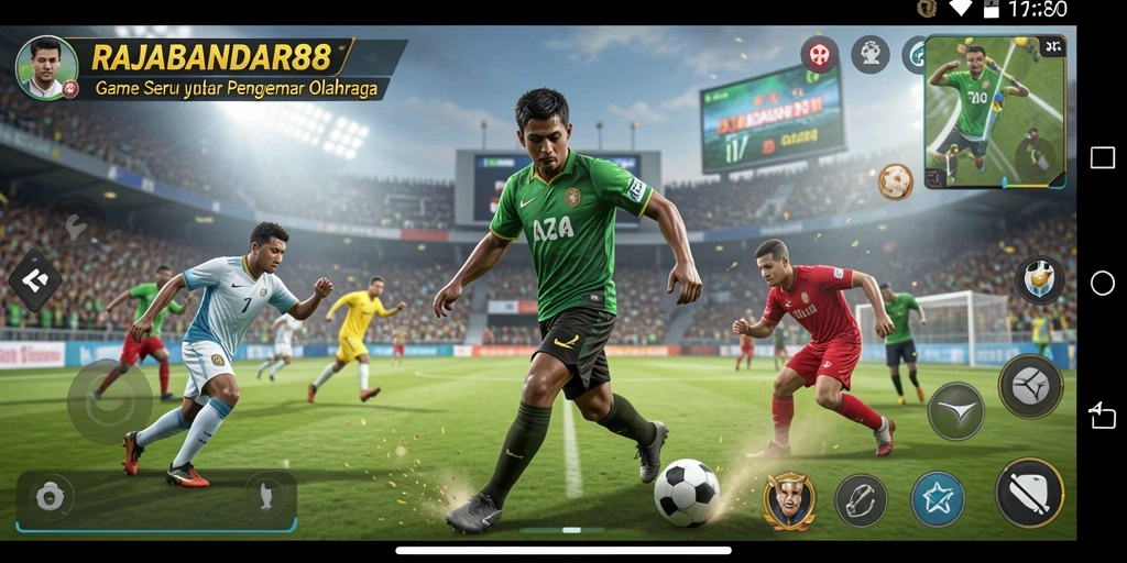 Tampilan gameplay seru dan penuh aksi di RAJABANDAR88.