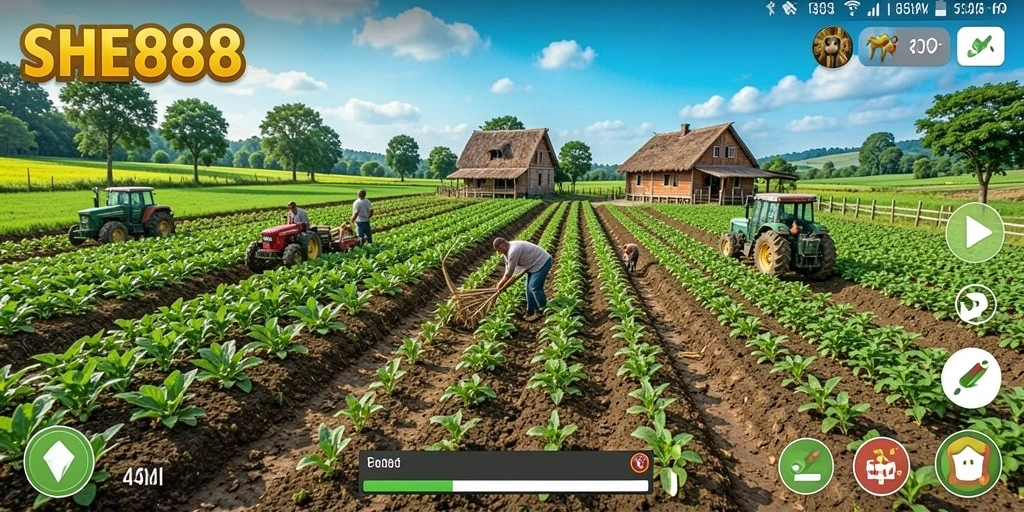 Tampilan menarik dari gameplay SHE888 yang memukau dan interaktif.