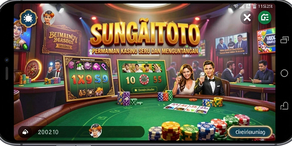 Tampilan grafik menarik dalam gameplay SUNGAITOTO yang seru.